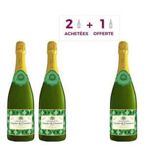 CHAMPAGNE 2 achetées + 1 offerte - Champagne Charles de Caza