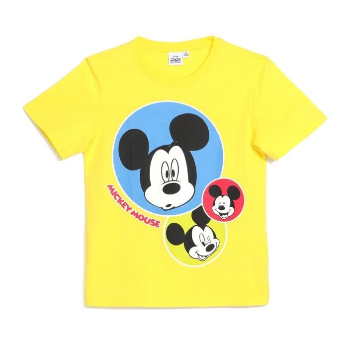 t shirt enfant jaune
