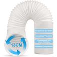 Tuyau Climatiseur Mobile, Tuyau D'évacuation D'air En Pvc Flexible Tube De Ventilation Universel Tuyau Kit Pour Climatiseur