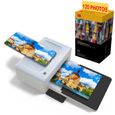 Kodak - Pack Imprimante PD460 + Cartouche et papier pour 120 photos - Photo Bluetooth & Docking - Format Carte Postale 10x15 cm-0