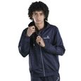 Sweatshirt à capuche zippé Sergio Tacchini Carson - bleu marine/blanc - S-0