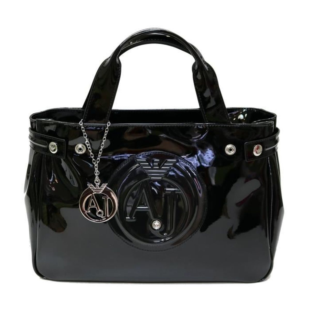 sac armani vernis noir