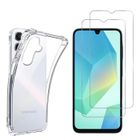 Coque antichoc - Phonillico® - Samsung Galaxy A16 4G/5G - Souple - Transparent - 2 Verres Trempé