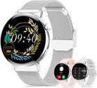 YSFMODE Montre Connectée Femme Avec Appel Bluetooth,1.32"Délicate Smartwatch Moniteur De Fréquence Cardiaque/20+Modes Sportifs/ Spo2/ Podo