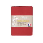 Drap housse Doulito - 180x200 cm - Made in France - Coton - Bordeaux