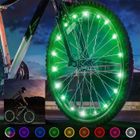 GUIGUOGUO Activ Life Lumières pour Roue de Vélo LED avec Télécommande, 16 Couleurs RGB Pleine Couleur Cyclisme Hub Léger Lumières Décoratives