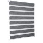 WOLTU Double Store Enrouleur, Directement sans perçage, Réglage de rideau latéral, translucide, 50x150cm, Marbre Gris