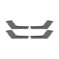de PoignéE de Porte IntéRieure Garniture Cadre Autocollant DéCoration Fibre de Carbone pour Audi Q5 2018-2023 Accessoires