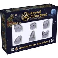 Animal Adventures: Tales of Cats and Catacombs - Steamforged - Volume 1 - Figurines de chats prêtes à jouer