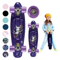 QKIDS GALAXY Skateboard - Roues en polyuréthane 6 cm - ABEC-7 - De 3 ans à 50 kg - unicorn