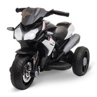 Moto électrique pour enfants 3 roues 6 V HOMCOM - Noir
