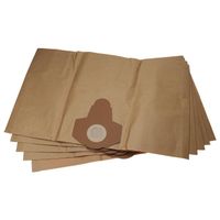 Lot de 5 sacs en papier marron compatibles avec Parkside PNTS 1400 B1 IAN 74286, PNTS 1400 C1 IAN 89964 - vhbw
