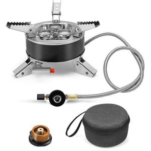 Chauffage à Gaz Portable 1700W Céramique + 4 Cartouches De Gaz Thermocouple Ods Camping Peche Intec 3701599337269