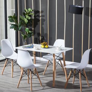 Chaise De Salle A Manger Pour Personne Forte Table De Cuisine En Bois Avec 4 Chaises Achat Vente Pas Cher