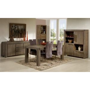 Salle A Manger Complete Bois Massif Achat Vente Salle A Manger