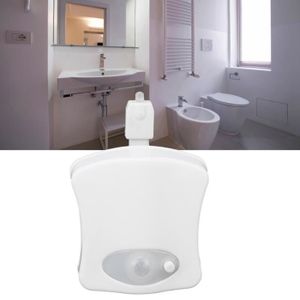 UV Stérilisateur Lampe de Toilette Veilleuse LED Détecteur, Détecteur de  Mouvement pour Cuvette Siège 16 Changement de Couleurs Éclairage WC  Toilette
