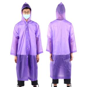 PONCHO Manteau de pluie, combinaison de pluie violette à 