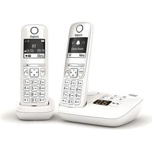 Téléphone fixe GIGASET Téléphone Fixe AS690 A Duo Blanc