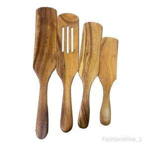 LOT USTENSILES XiaoLD-45 Pièces Teck Cuisson Spatule Bois Ustensi