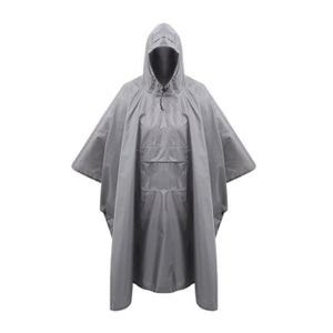 Poncho imperméable léger et imperméable, réutilisable, ripstop, imperméable