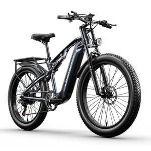 VÉLO ASSISTANCE ÉLEC Vélo électrique Shengmilo Fat Tire, batterie Li-lo
