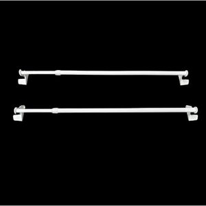 Tringle à rideaux incurvée - Kit barre dressing extensible longueur 80 à  120 cm en métal noir mat - Diamètre 16-19 mm - Montag[887] - Cdiscount  Maison