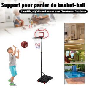 PANIER DE BASKET-BALL Panier de Basketball Ajustable Portable 192-237 cm