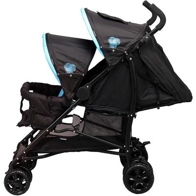 BAMBISOL Bambisol Poussette Canne Double, Habillage Pluie, Pliage Compact