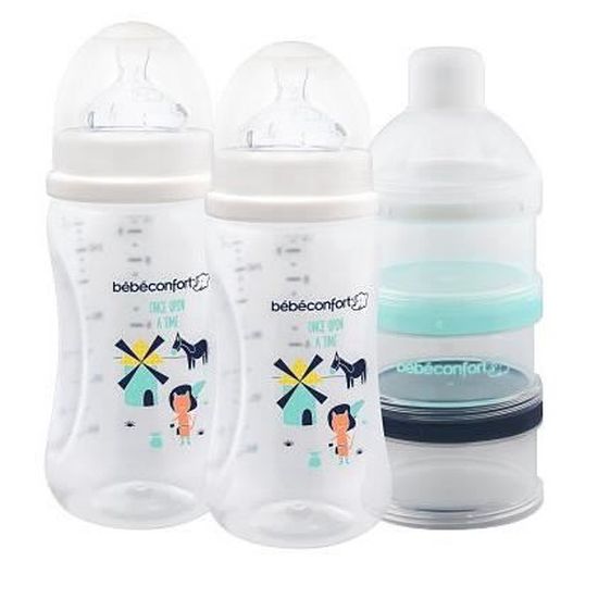 Bebe Confort Lot De 2 Biberons Doseur De Lait Maternity Once Upon A Time Cdiscount Puericulture Eveil Bebe