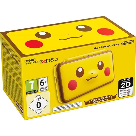 Console portable New Nintendo DS XL Pikachu Edition Jaune