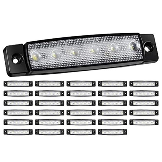 Feux De Navigation LED Pour Bateaux 12V/24V - IP66, 3W, 135° - Compatible Yachts, Kayaks, Bateaux Jusqu'à 12m