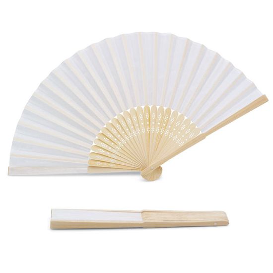 Lot De 10 Eventails En Papier Et Bambou OLILLY Aux Couleurs De L'Espagne - Accessoire Supporter Parfait