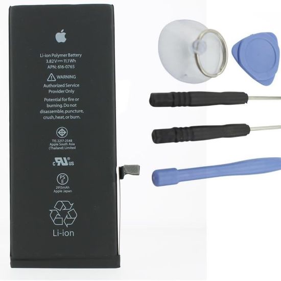 Batterie Interne Neuve De Remplacement Pour IPhone 6 Plus - Kit Avec Outils - Marque OuiSmart