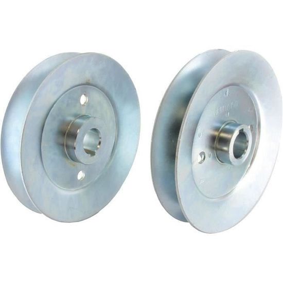 Poulie Castelgarden Compatible - Gorge En V - Ø 52 Mm Largeur 14 Mm - Référence 22601901/0