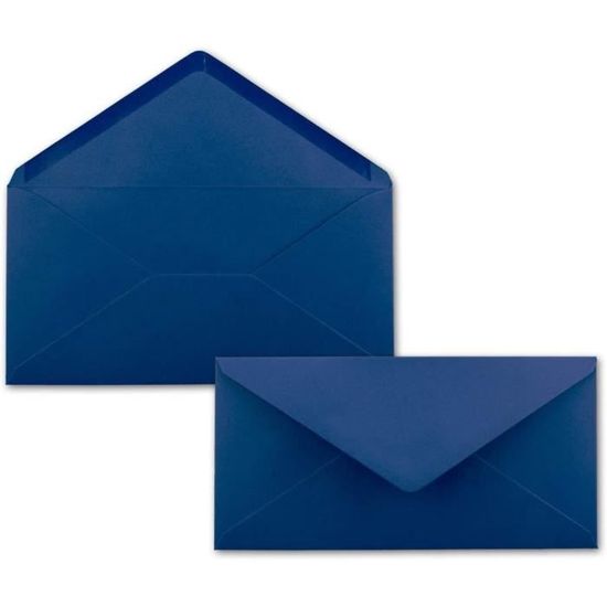 FarbenFroh® Lot de mini enveloppes à rabat en dentelle DIN