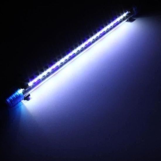 60cm LED Lampe submersible pour aquarium éclairage étanche AC220V Bleu