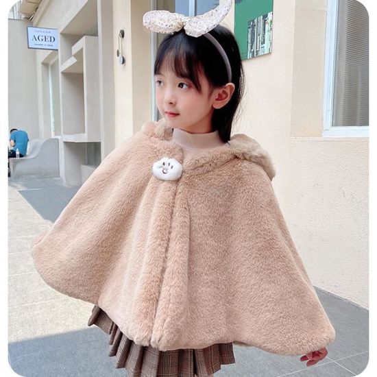 Manteau cape fille outlet