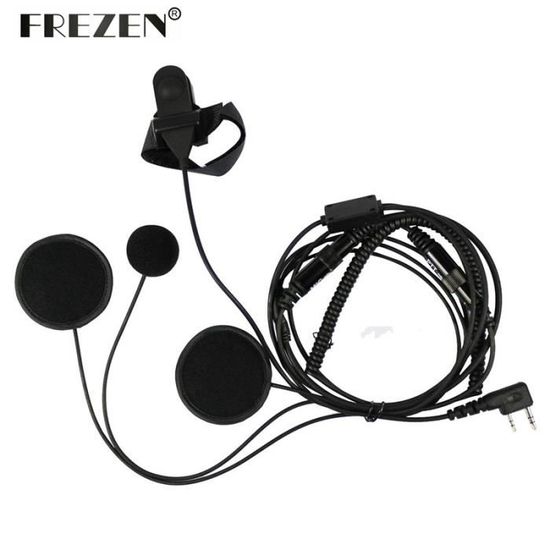 Talkies Walkies,Talkiewalkie pour casque de moto,casque complet,PTT Mic,pour Kenwood BAOFENG CB