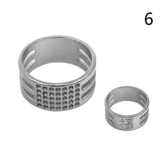 4 Dés à Coudre En Métal Pour Doigts, Protège-doigts En Métal