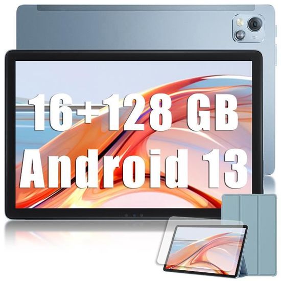 Blackview Tab 13 Pro Tablette Tactile Android 13 10.1 16Go+128Go-SD 1To  7680mAh(18W) 13MP+8MP 4G,WiFi,Dual SIM Tablette PC - Bleu - Cdiscount  Informatique