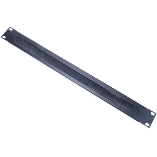 Panneau passe-câbles Kimex pour armoire rack 19 avec brosse 1U