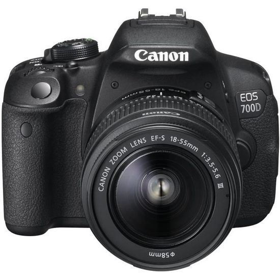 CANON EOS 700D Appareil photo numérique Reflex + Objectif 18-55 mm DC