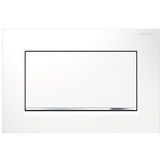 Geberit 115882JT1 Bouton De Chasse D'Eau Sigma 20 Blanc - Plaque Pour Réservoir Sigma