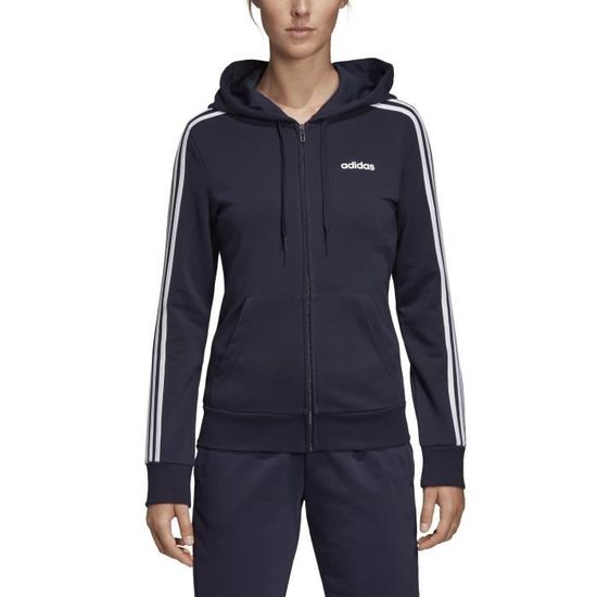 Veste capuche femme adidas Essentials 3 Stripes ADIDAS