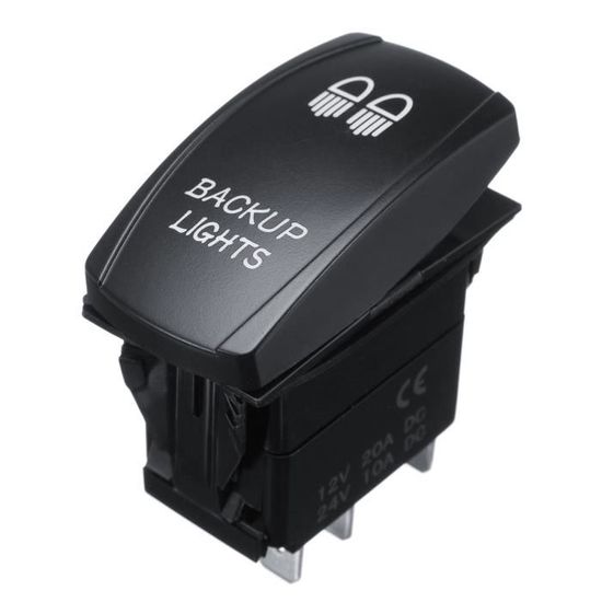 Interrupteur à Bascule CZKE KCD3 Double 6 Broches Avec LED Rouge Vert 20A 125V