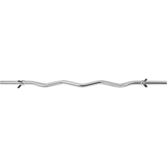 Gorilla Sports Barre curl 50mm avec Stop disques 120cm Gorilla Sports Barre curl 50mm avec Stop disques 120cm