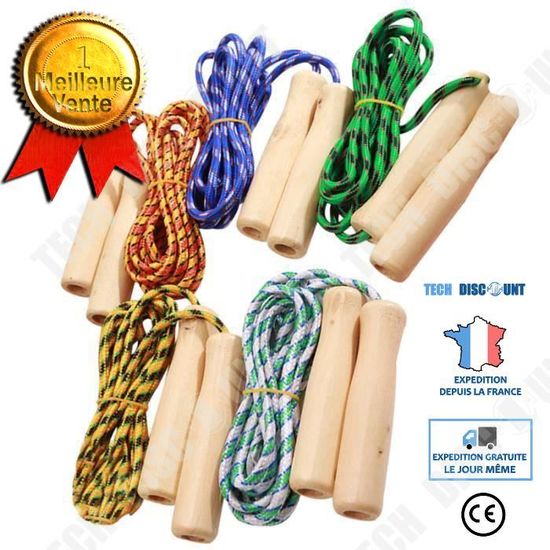 Lot De 2 Cordes à Sauter Pour Enfants, Adolescents - Corde à, Cordes à Sauter Po