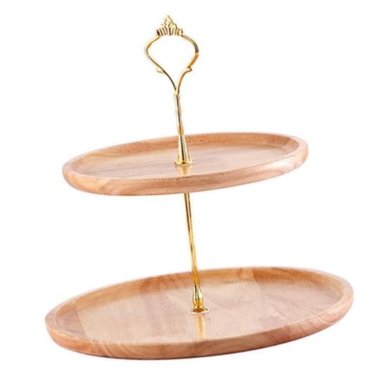Plateau En Bois Pour Bonbons, Fruits, Desserts, Desserts, Desserts, Salades, Biscuits (50,8 X 50,8 Cm