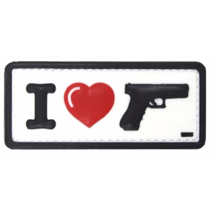 FROM HAWAII WITH LOVE - D664 - Dim: 9 cm x 6,7 cm - Ecusson Patch Brodé