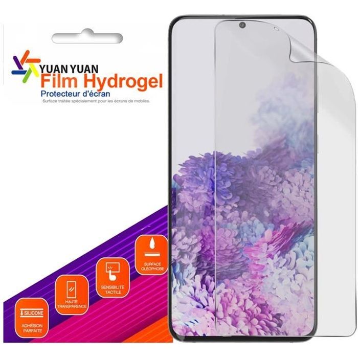 Film ecran avant de protection en hydrogel souple pour Samsung S20 6.2- - Yuan Yuan